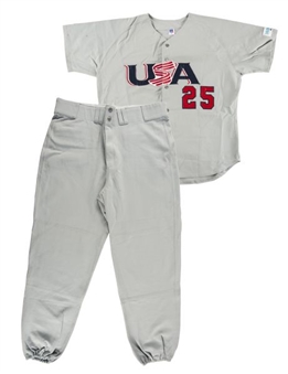 2000 Ryan Howard Team USA Road Uniform (Jersey and Pants)